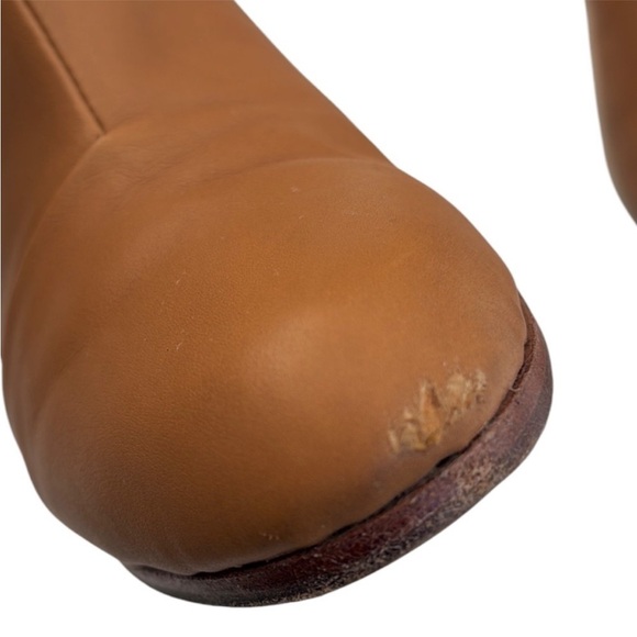 Rag & Bone Leather Newbury Heeled Ankle Boots Tan Size 7.5 - Picture 4 of 12